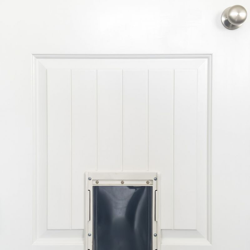 Doggie Door Installation detail